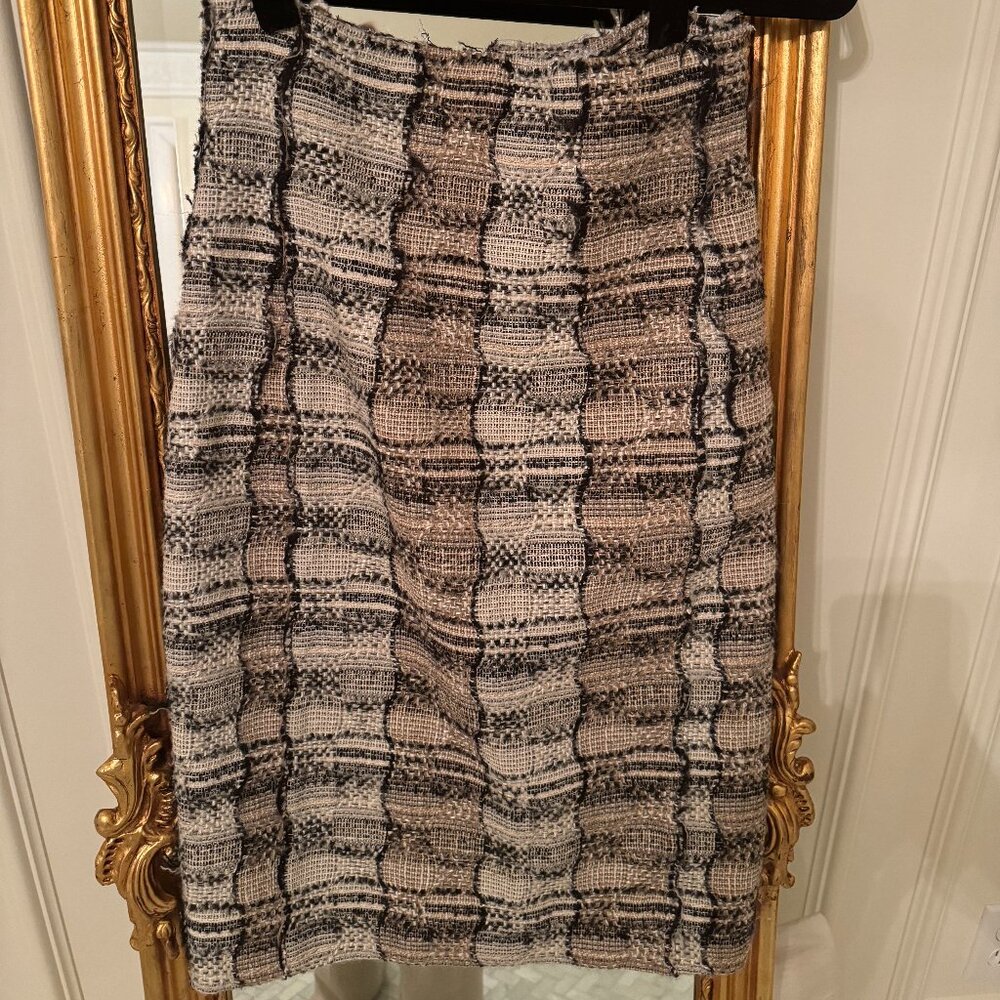 YSL Knee Length Tweed Skirt size 36